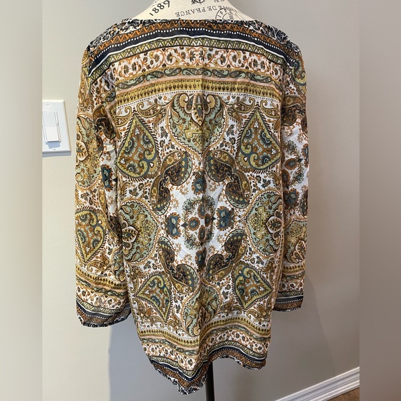 Sheer Peasant Blouse - Picture 2 of 4